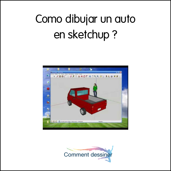 Como dibujar un auto en sketchup